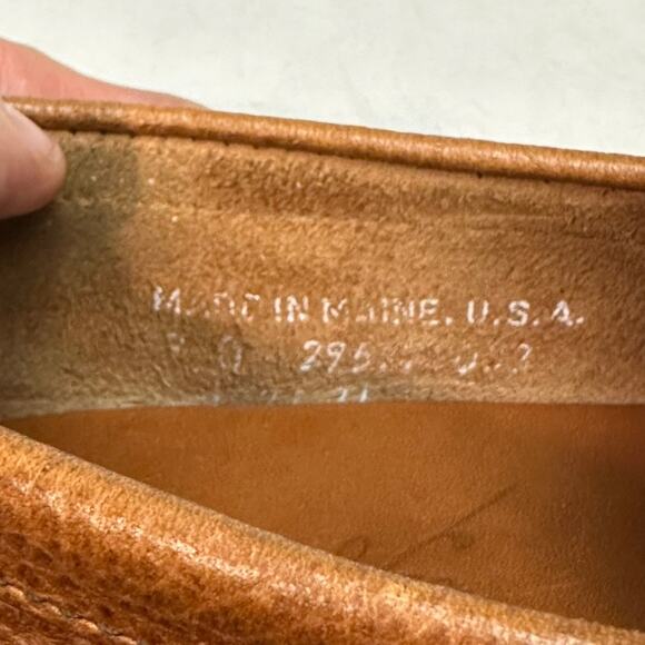VGUC Rancourt & Co. Dirigo Vintage Venetian Loafer Brown Buckaroo Maine USA 7 main image 9